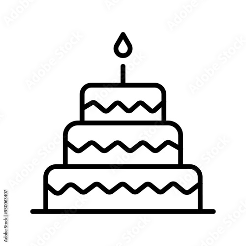 Cake Vector Icon