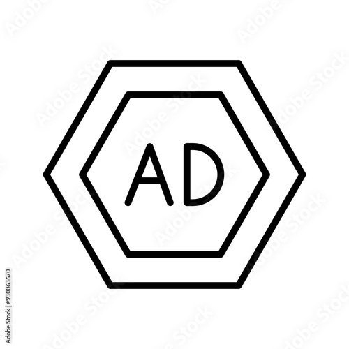 Ad Blocker Vector Icon