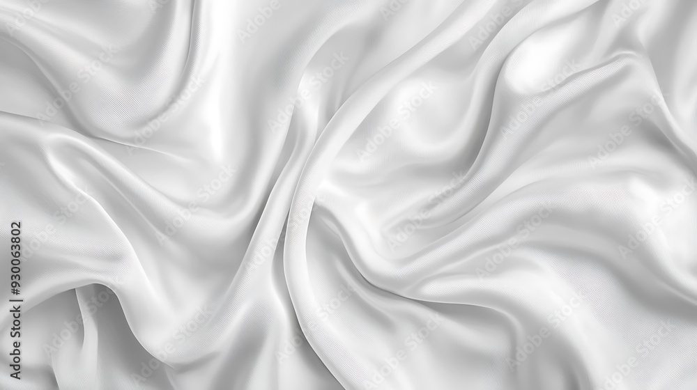 Abstract white and Gray silk fabric weave of cotton or linen satin fabric lies texture background. Abstract white and Gray silk fabric weave of cotton or linen satin fabric lies texture background.