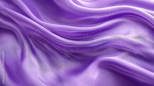 Purple satin wave background, light purple fabric abstract texture background.