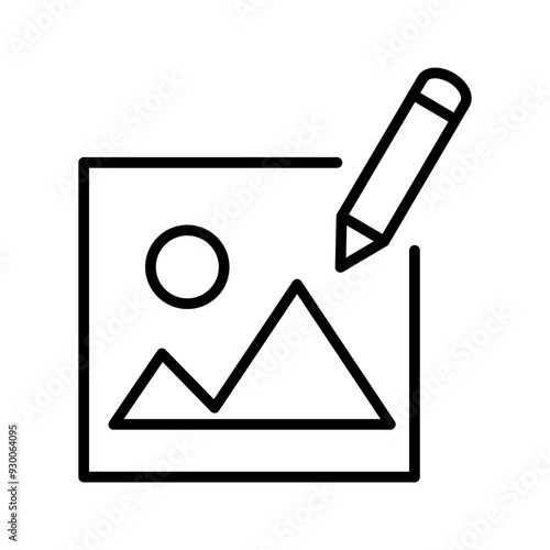 Photography Editing Vector Icon