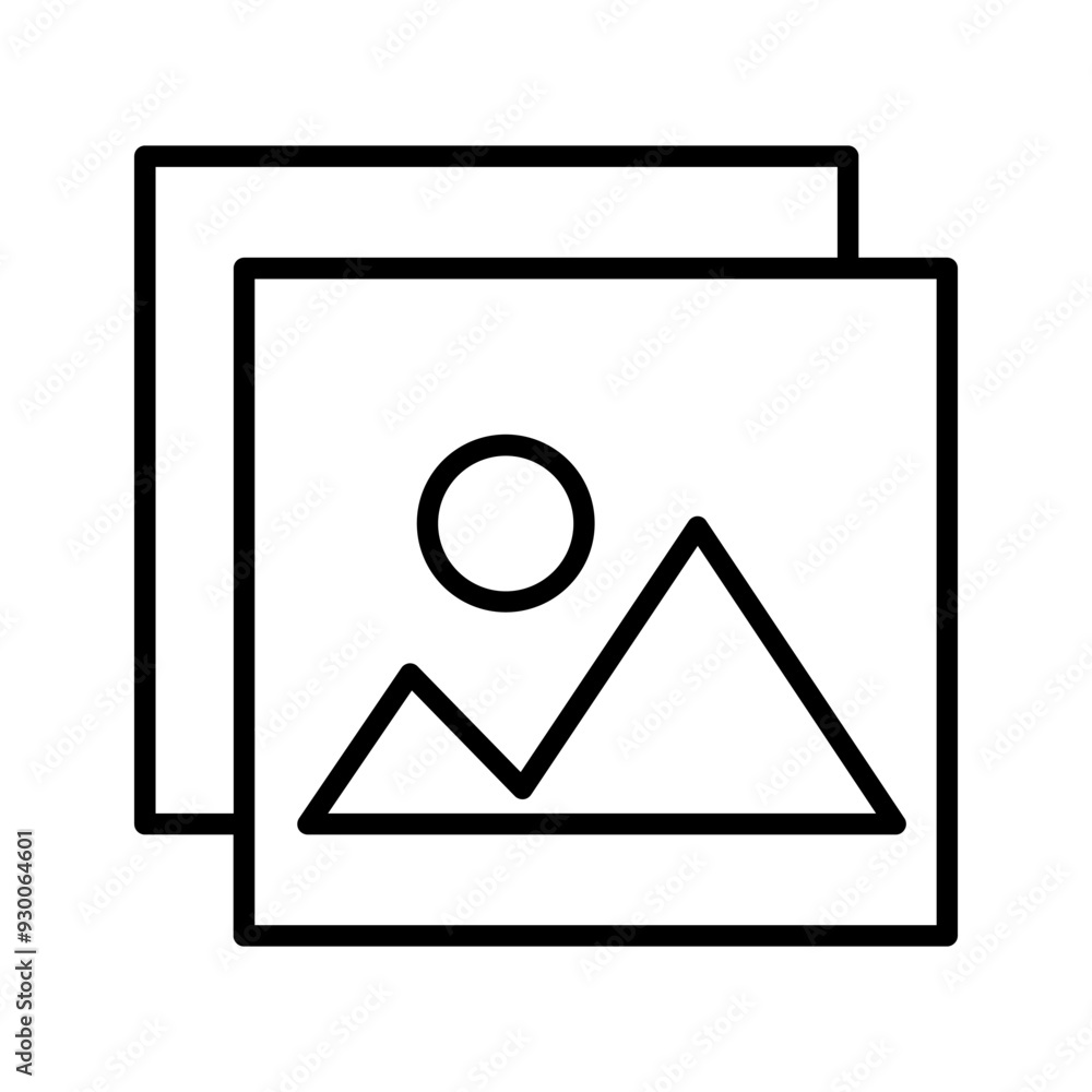 Photo Memories Vector Icon Photo Memories Vector Icon