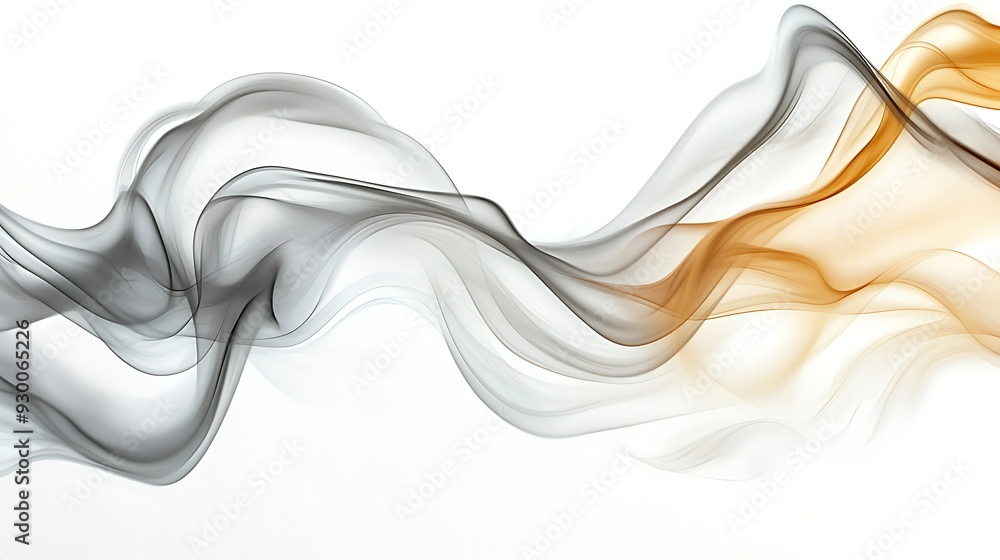 custom made wallpaper toronto digitalAbstract silver and gold smoke on white background. cloud, a soft Smoke cloudy wave texture background.