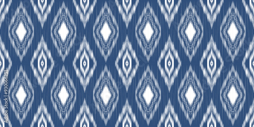 Ethnic ikat seamless pattern.beautiful pattern. folk embroidery,bohemian style,aztec geometric art ornament print.ethnic abstract art.Seamless fabric.design for fabric, carpet, wallpaper, clothing