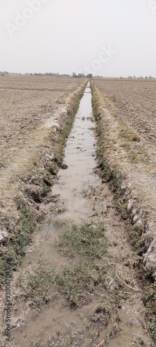 Watercourse lined irrigation-course drain open watercourses agriculture land irrigation-channel water course cours deau corriente agua curso-agua image stock photo 
 photo