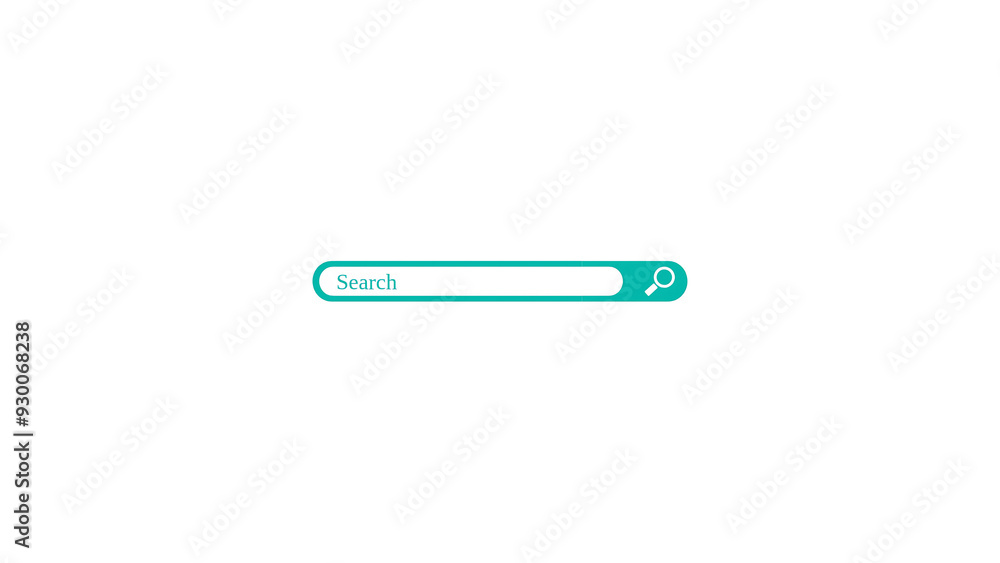 Search Bar Icon Set Vector Design on White Background. Search Bar Icon Set Vector Design on White Background.