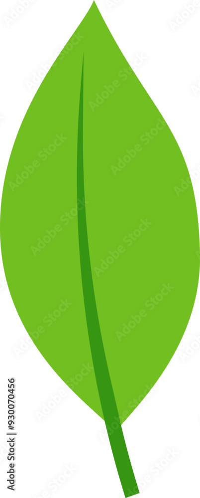 Leaf icon. Organic symbol. Flat style. Leaf icon. Organic symbol. Flat style.