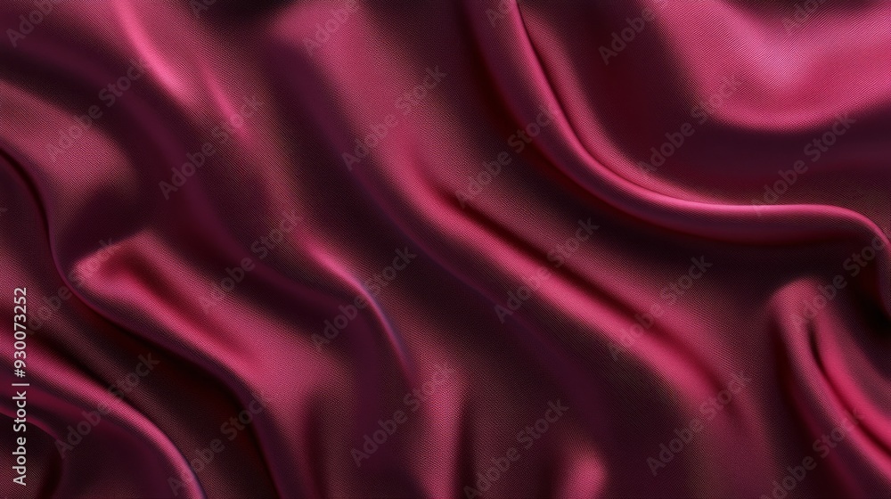 Obraz premium drapery fabric texture, luxurious purple burgundy material silk, satin, texture background, wallpaper