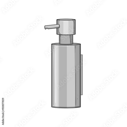 hygiene wall soap dispenser cartoon. liquid mount, hands refillable, touchless manual hygiene wall soap dispenser sign. isolated symbol vector illustration