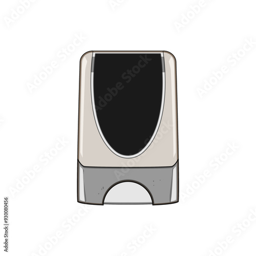 touchless wall soap dispenser cartoon. manual automatic, commercial home, sleek modern touchless wall soap dispenser sign. isolated symbol vector illustration