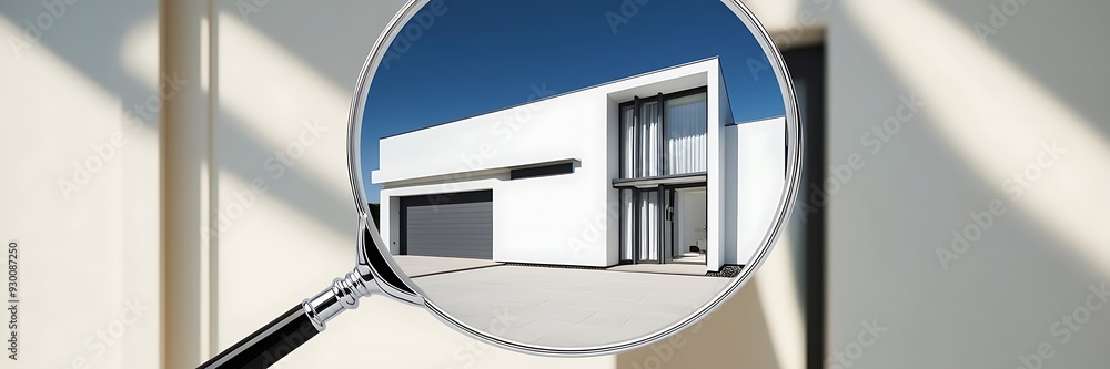 Fototapeta premium Real estate agent offer house, property insurance and security, affordable housing concepts