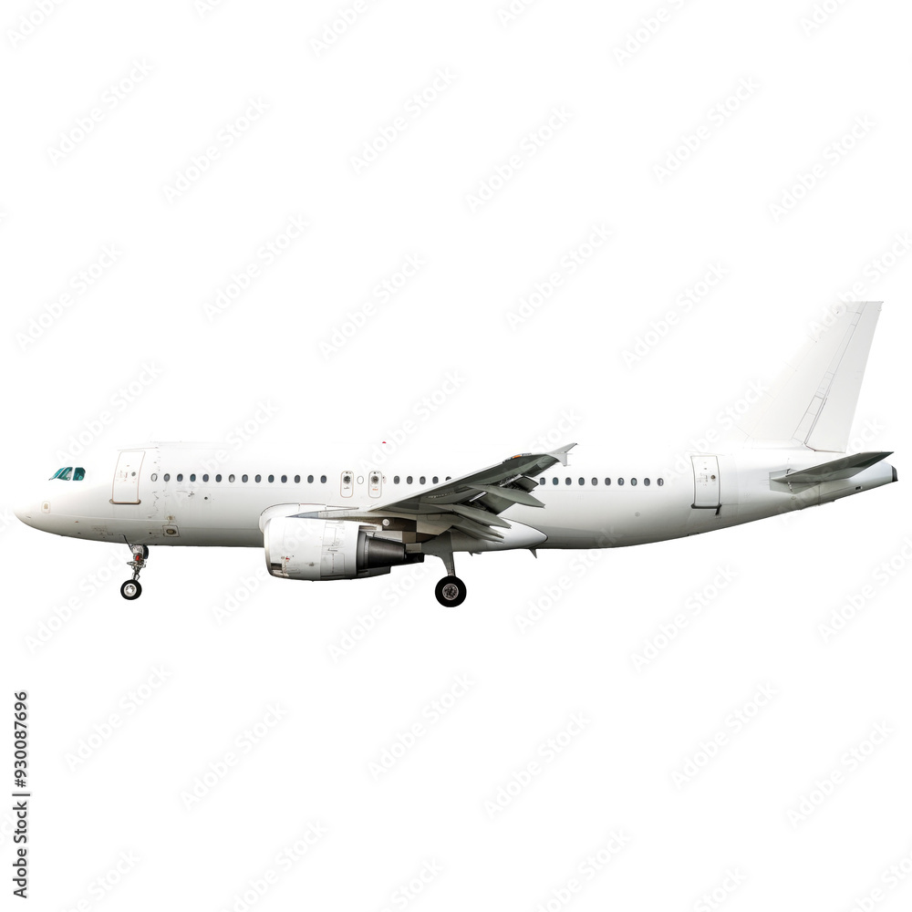 Obraz premium Free aeroplane in transparent background