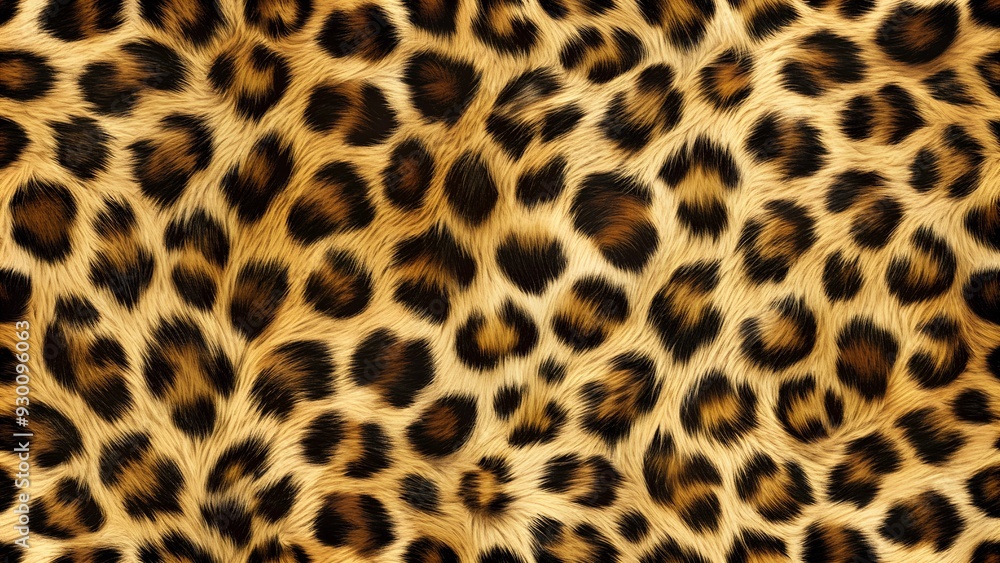 Leopard Fur Background, Wild Animal Print, Natural and Exotic Pattern with Copy Space Leopard Fur Background, Wild Animal Print, Natural and Exotic Pattern with Copy Space