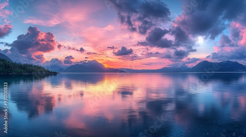 Tranquil Waters. Serene bay landscape