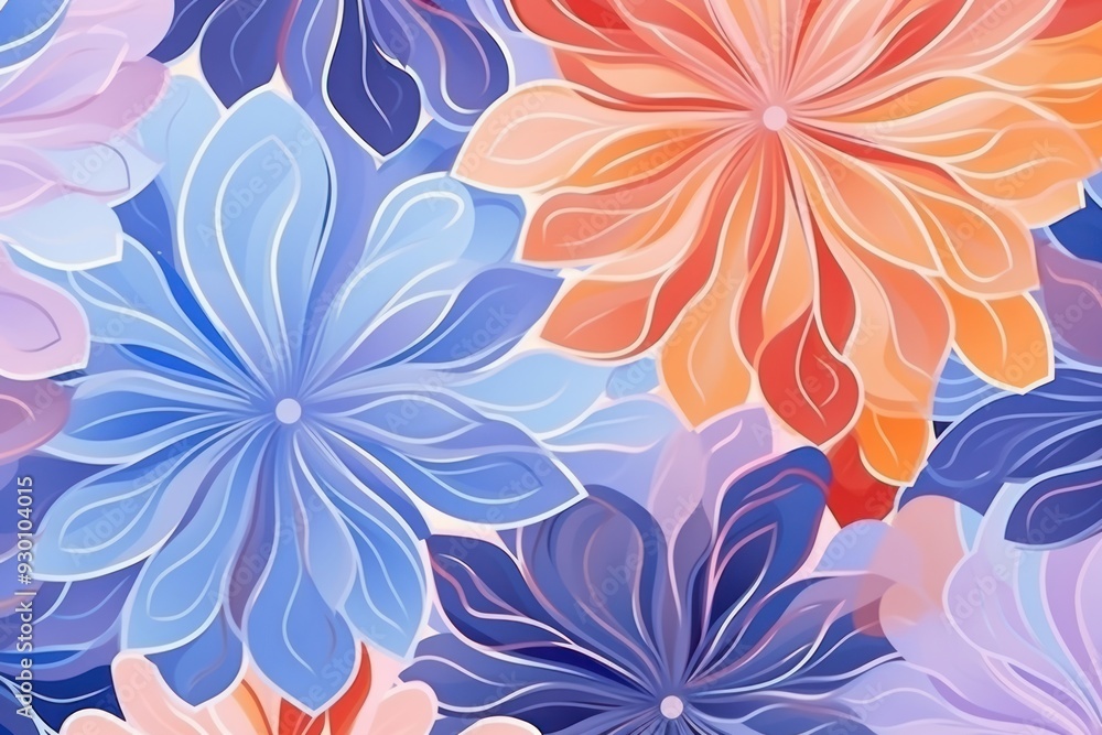 Flowers abstract shape background backgrounds pattern art. Flowers abstract shape background backgrounds pattern art.