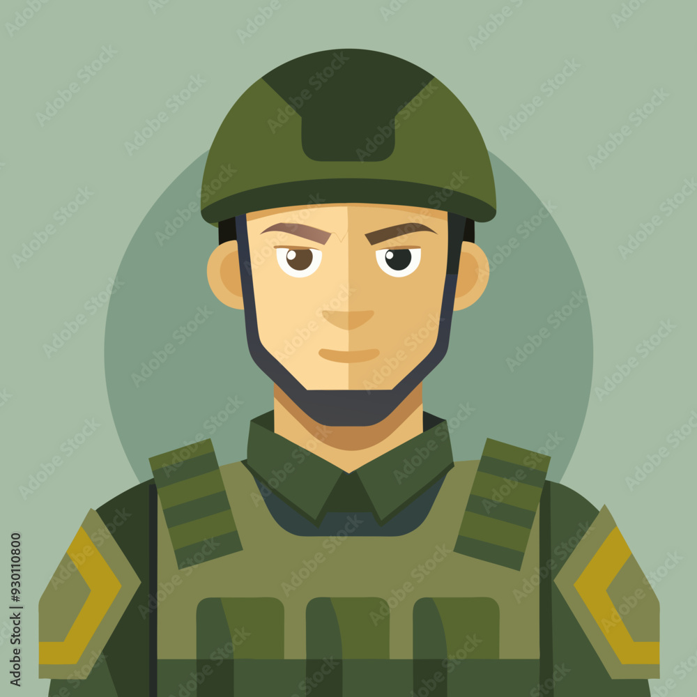 soldier in uniform vector illustration soldier in uniform vector illustration