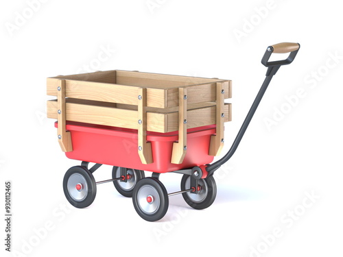 Obraz na płótnie Toy mini wagon 3D w salonie