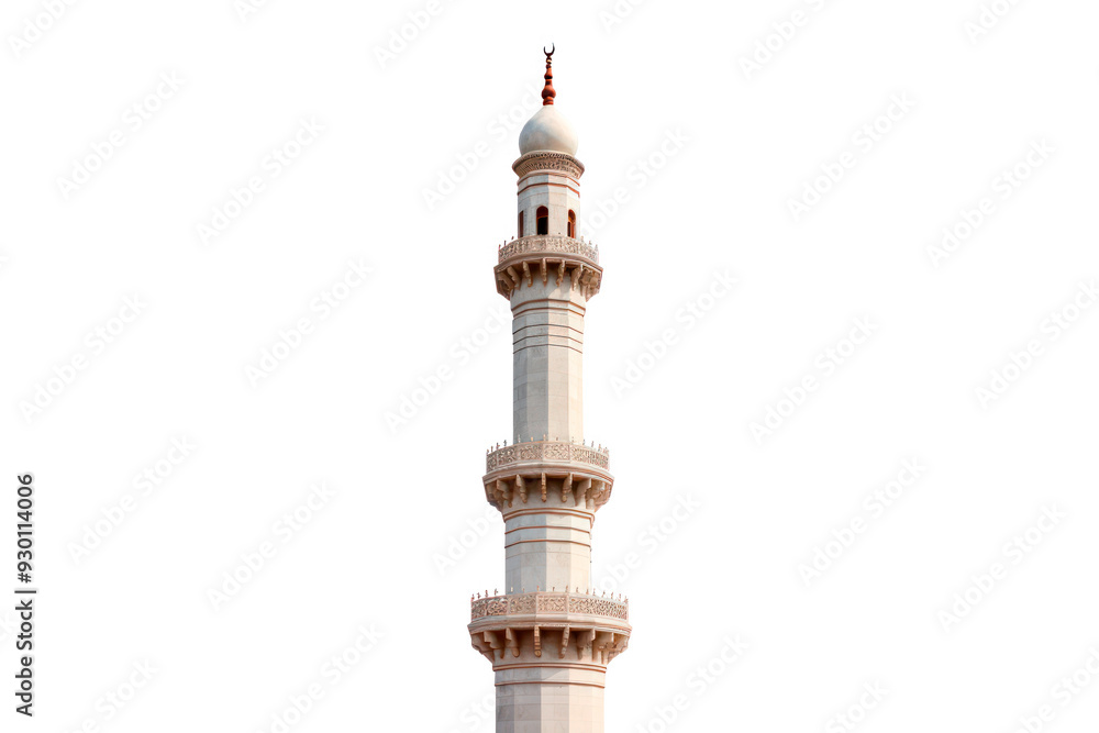 minaret of mosque on transparent background, png file minaret of mosque on transparent background, png file