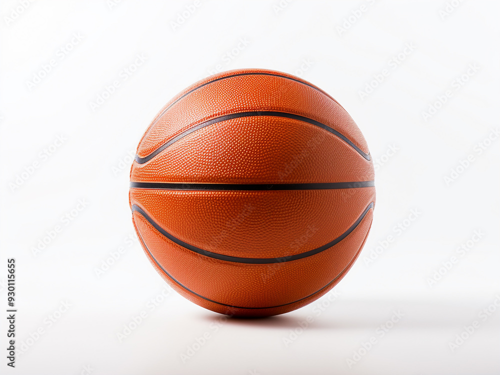 Fototapeta premium Basketball is on a white background