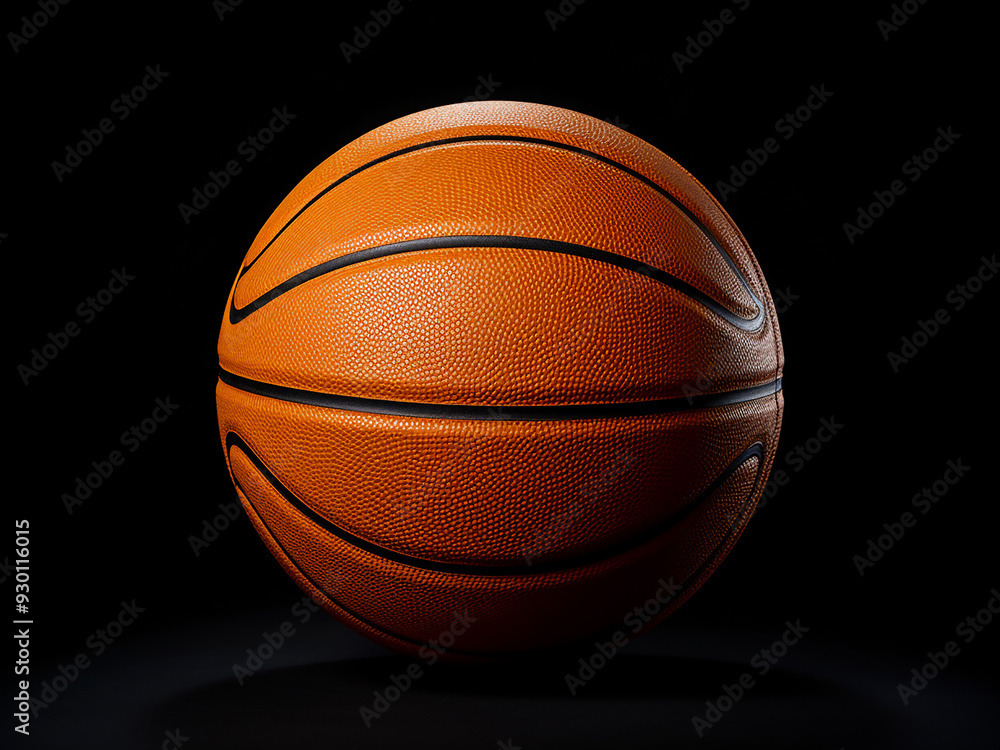 Obraz premium Basketball isolated on a white background