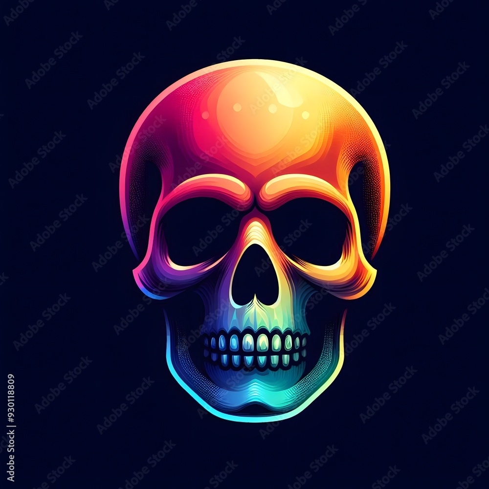 Fototapeta premium human skull