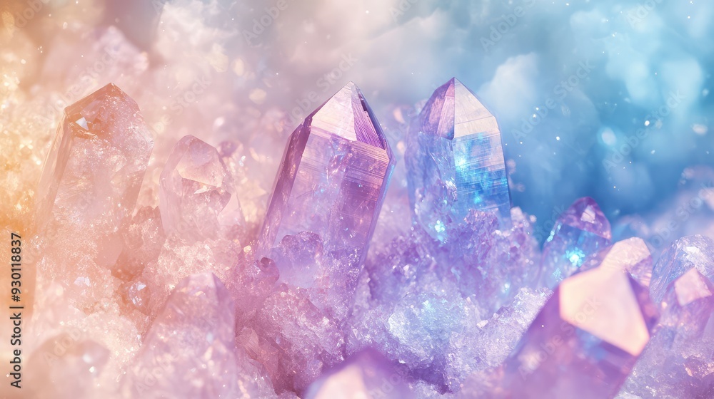 An abstract image of floating ethereal crystals with soft, pastel colors, creating a dreamy, otherworldly effect. An abstract image of floating ethereal crystals with soft, pastel colors, creating a dreamy, otherworldly effect.