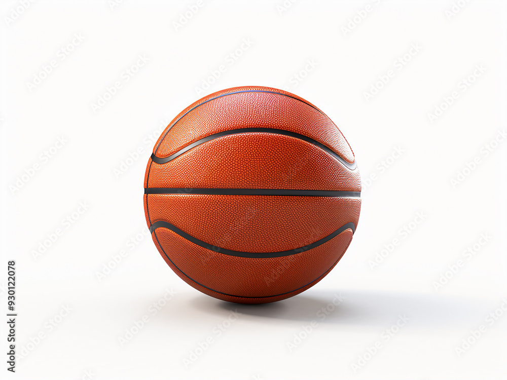 Sports basketball isolated on a white surface