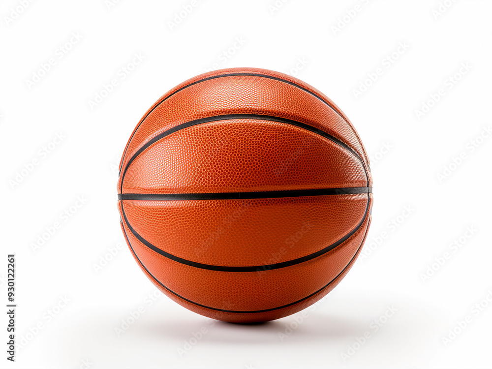 Basketball isolated with a white backdrop Basketball isolated with a white backdrop