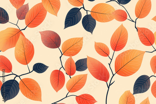 Autumn Leaves Vector Illust...