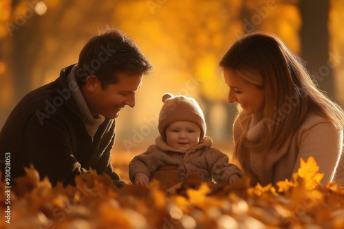 Family In Autumn