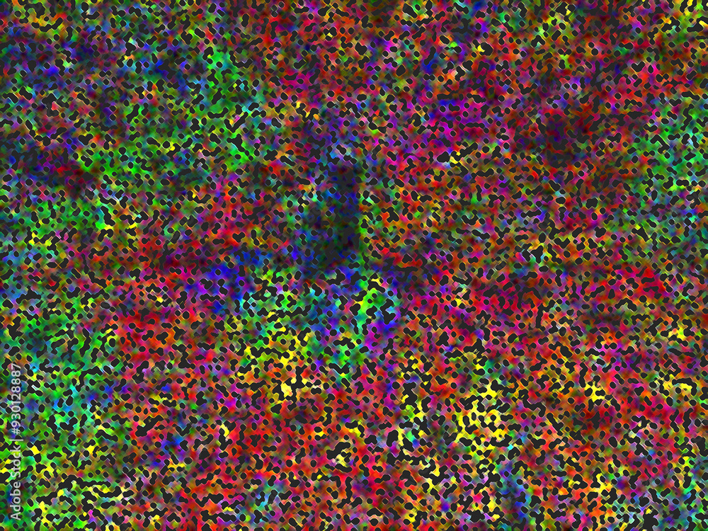 Rainbow colored surface with holes abstract background Rainbow colored surface with holes abstract background