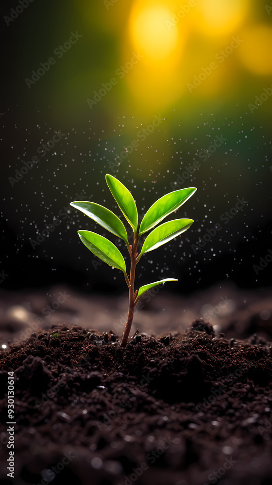 The beginning of new life, the process of seed germination The beginning of new life, the process of seed germination