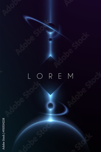 Galaxy planets and light effects