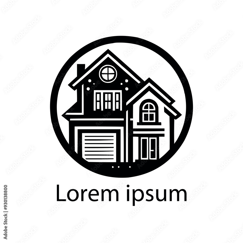 Fototapeta premium A Real estate Logo Design Concept