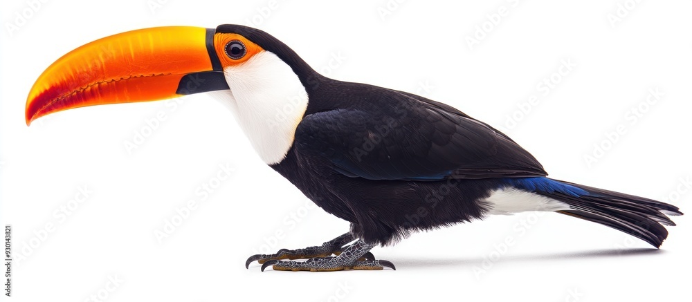 Fototapeta premium A Colorful Toucan with a Large Beak