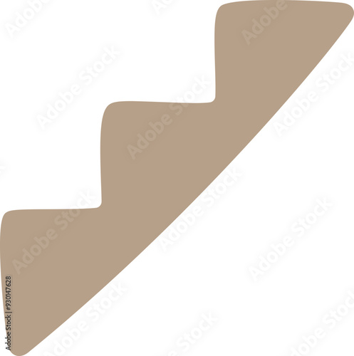 Abstract form set. Geometric minimal shape. Modern contemporary. Scribble bizarre boho figures.  