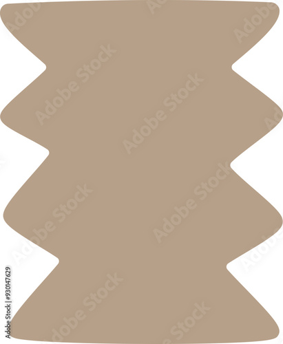 Abstract form set. Geometric minimal shape. Modern contemporary. Scribble bizarre boho figures.  