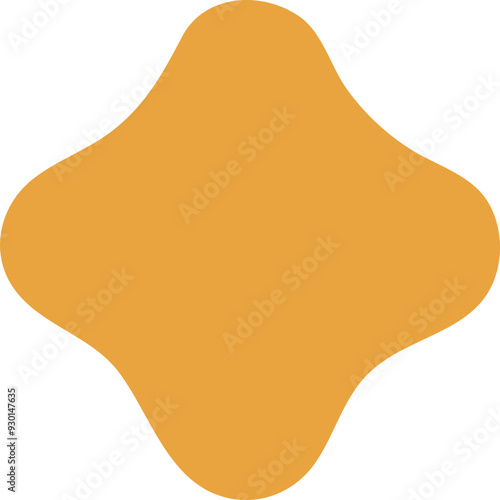 Abstract form set. Geometric minimal shape. Modern contemporary. Scribble bizarre boho figures.  