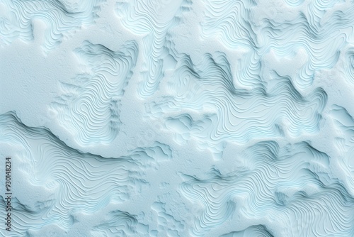 Terrain map cyan pearl contours trails, image grid geographic relief topographic contour line maps pattern background photo