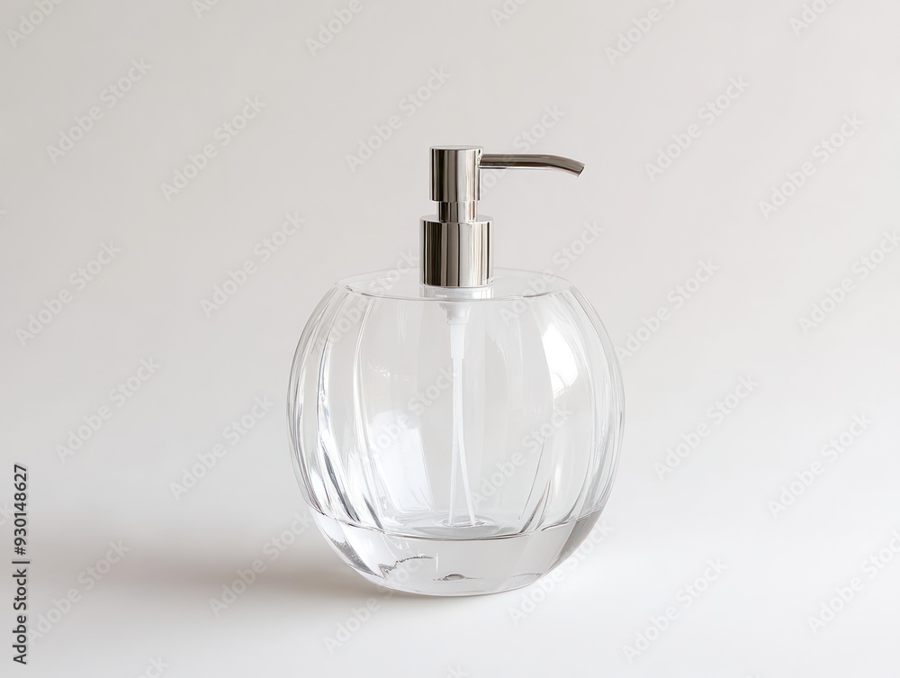 Obraz premium Clean Glass Soap Dispenser