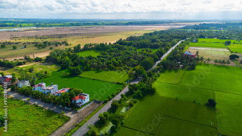 Photography Landscape with River and Sky