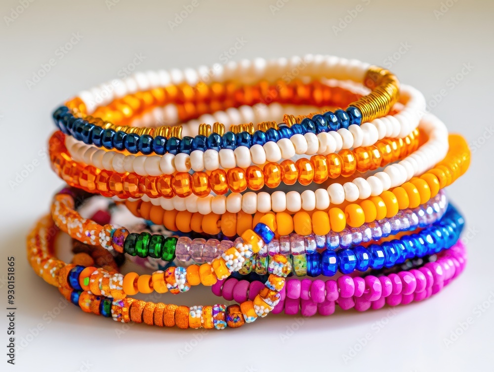 Modern Beaded Bracelet Set Modern Beaded Bracelet Set