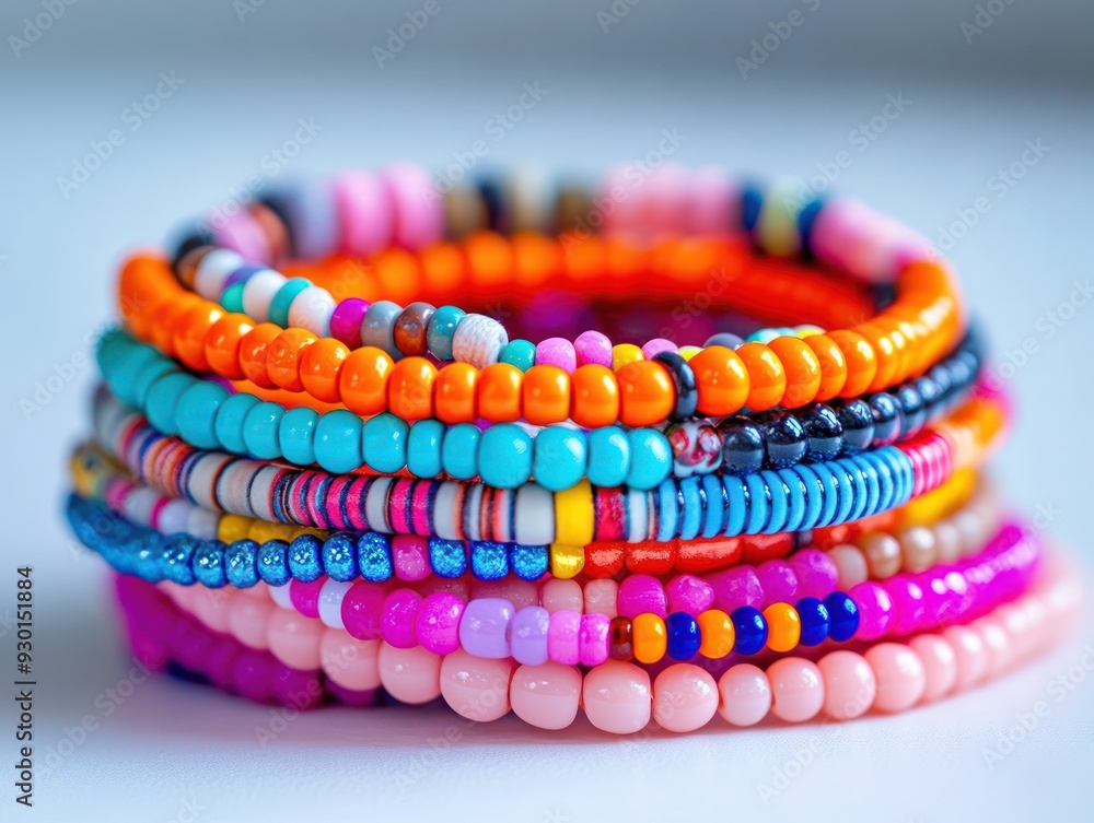 Modern Beaded Bracelet Set Modern Beaded Bracelet Set