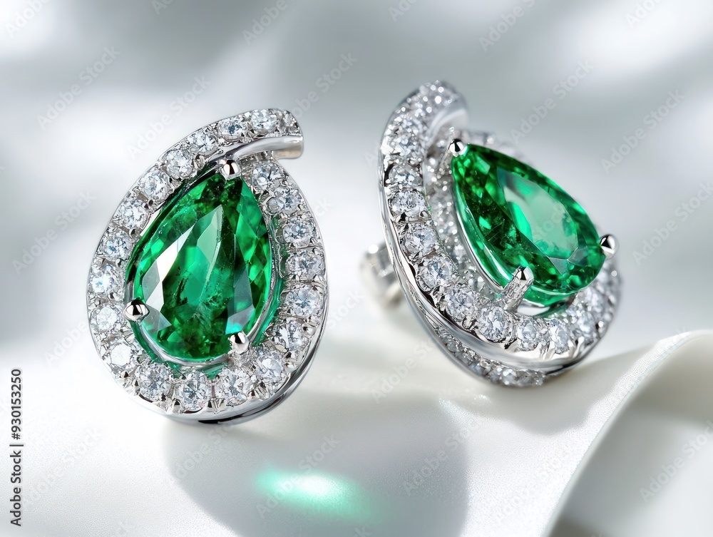 Sophisticated Emerald Earrings Sophisticated Emerald Earrings