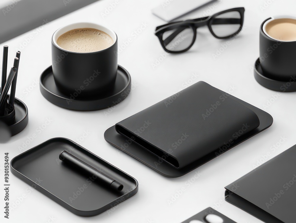 Stylish Black Desk Accessories Stylish Black Desk Accessories