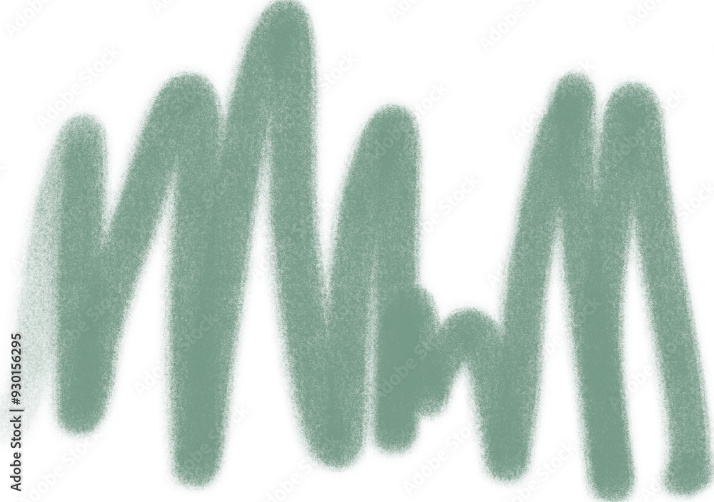 Playful Grass Chalk Doodle Playful Grass Chalk Doodle