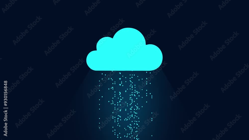 cloud computing technology high speed data transfer animation cloud computing technology high speed data transfer animation