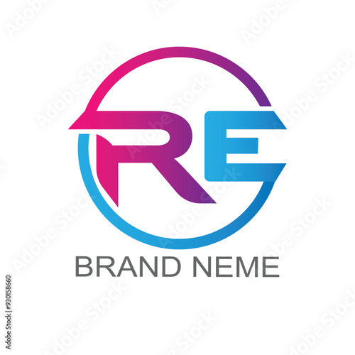 letter logo TU RE