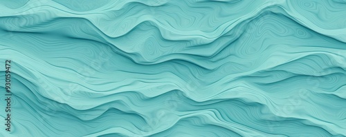 Terrain map turquoise pearl contours trails, image grid geographic relief topographic contour line maps background