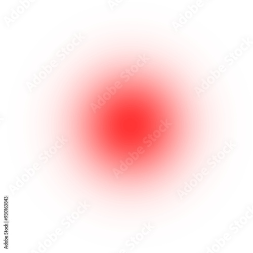 Red Gradient Circle Blur Glowing Light